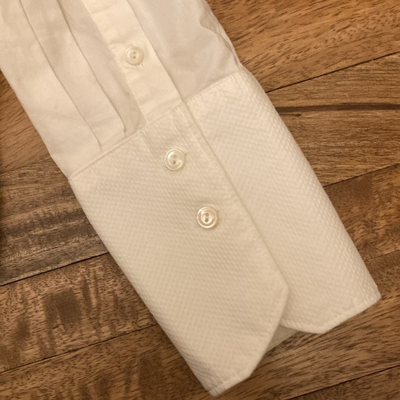 White J. Crew Endless Shirt with extra long french cuffs from sp/su2015, size 0P - Picture 5 of 8